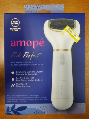 Amope Pedi Perfect Electronic Foot File With Diamond Crystals For Feet 1975-R5P4 - Изображение 1 из 4