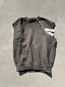 Essentials Fear of God Damen V-Neck Weste Sweatshirt Holzfarbe Gr. Small NEU - Bild 1 von 5