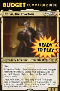 Evelyn, the Covetous Commander Deck - 100 Cards, Sleeves, READY TO PLAY!! Grixis - Picture 1 of 1