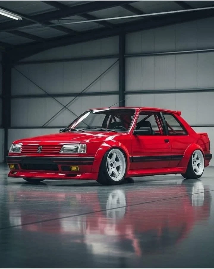 Modellino Peugeot 309 Tuning in  scala 1: 24 Rosso  - Immagine 1 di 1