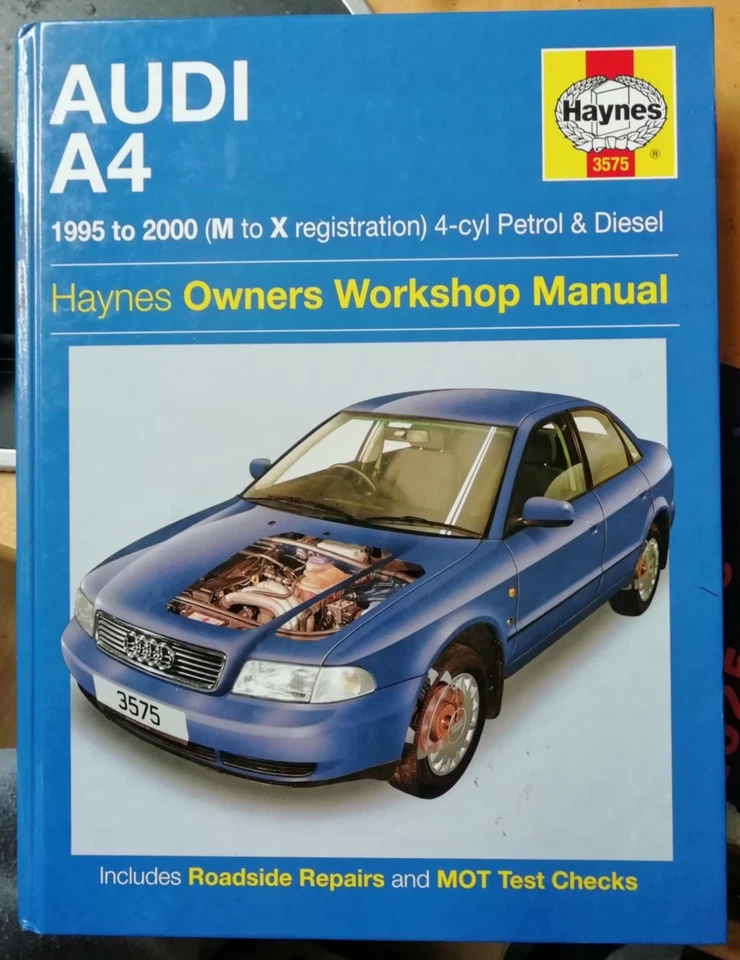 Audi  A4 Petrol & Diesel 1995-2000 ( M to X) Service Manual 3575 Haynes - Image 1 of 1