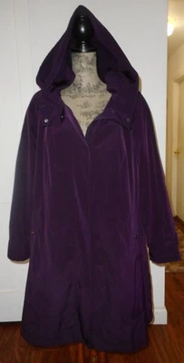 Coldwater Creek 'Blackberry' Womens Purple Coat Size 2x Orig $254 - Image 1 of 4