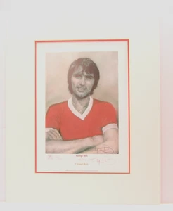 George Best Cregagh Born Limited Edition Mounted Print by Stephen Doig - Picture 1 of 1