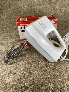 Vintage Hamilton Beach 3 Speed Hand Mixer Model 230 TESTED - Picture 1 of 10