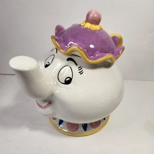 Disney's Mrs. Potts Teekanne Keramik Keksdose Die Schöne und das Biest 1994 Vintage - Bild 1 von 6