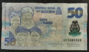 50 Naira 2013 NIGERIA (452G) - Picture 1 of 2