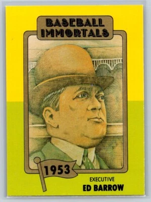 Baseball Immortals - Ed Barrow #63 - Image 1 of 2