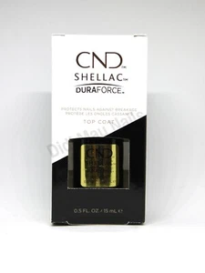 CND Shellac UV/LED Gel Polish Duraforce Top Coat 0.5oz / 15ml