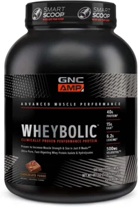 Proteína de suero en polvo aislada GNC AMP Wheybolic con BCAA | Construcción muscular dirigida - Imagen 1 de 20