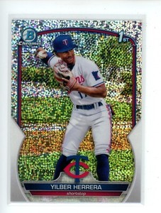 2023 Bowman Chrome YILBER HERRERA #BCP-86 1st Bowman Speckle Refractor /299