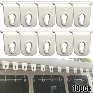 Halter Haken Racks platzsparend 10x 10 St??ck Zubeh?r f??r Wohnmobil Camper Woh - Picture 1 of 12