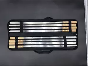 Set of 8 ~ G & F Products ~BBQ Grill Kabob Skewers w/ Camo Traveling Case - Picture 1 of 7