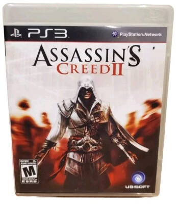 Assassin's Creed II 2 (PlayStation 3, 2009) PS3 GAME COMPLETE with MANUAL CIB VG - Image 1 of 3