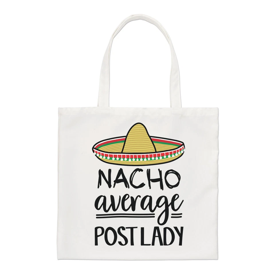 Lustiger Shopper Nacho Average Post Lady normale Beuteltasche bester Favorit Postbote - Bild 1 von 1