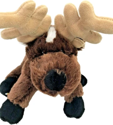 Webkinz Ganz Brown White Christmas Reindeer Plush #HM137 No Code 8" - Image 1 of 4