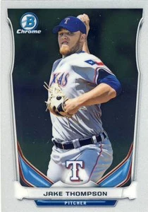 (61) 2014 Bowman Draft JAKE THOMPSON Rookie LOT ALL CHROME Rangers CTP66 - Picture 1 of 1