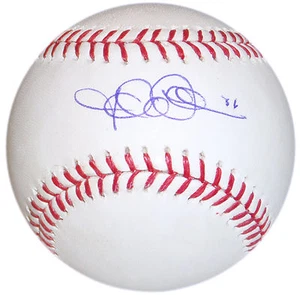 JERED WEAVER SIGNED OFFICIAL BUD SELIG MLB HOLOGRAM BASEBALL ANGELS #36 PADRES - Picture 1 of 2