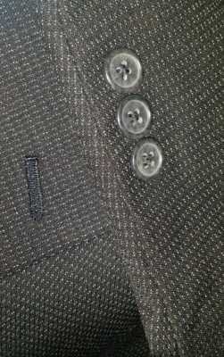 48R Fleck Hopsack WOOL Double dots 4-Season Jacket Blazer Sport Coat BIG TALL - Image 1 of 4