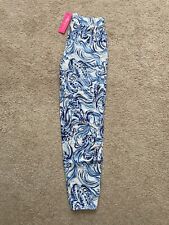 Lilly Pulitzer - Rici Stretch Pant, Resort White, Don't Be Jelly - Size XS - NWT