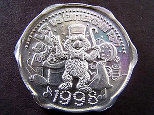Caesar ELMO 1998 Bordo Crimpato Alluminio Liscio Martedì Grasso Doppio - Foto 1 di 2