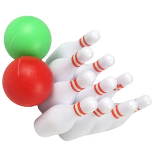 1 Juego de Bolos Miniatura Mini Juego de Bolos Bola de Bolos Juguetes Casa de Muñecas Decoración - Imagen 1 de 12