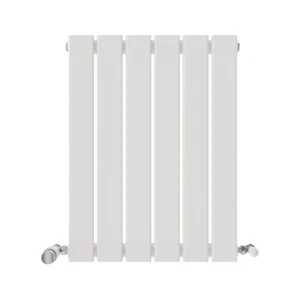Heizkörper Horizontal Einzel Flach Flächen Design Heizkörper Rad Weiß 600x456mm - Bild 1 von 10