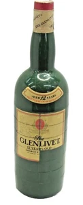 Botella rompecabezas vintage de whisky escocés Glenlivet Twist Slide rara y única #OK - Imagen 1 de 8