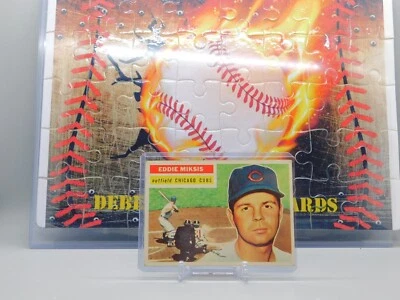 1956 Topps 285 Eddie Miksis Cubs - Image 1 of 2