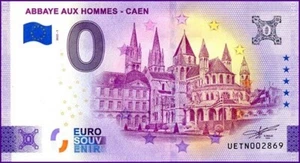 ABBAYE AUX HOMMES - CAEN / BILLET 0 € / NULL EURO-SCHEIN / UETN 2022-1 - Picture 1 of 1