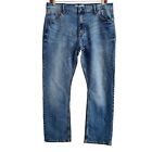 Wrangler Retro Jeans schmaler Stiefel Herren 38x34 blau Denim Western klassisch