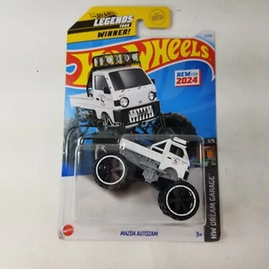 2024 Hot Wheels White Mazda Autozam, 1/250 | HW Dream Garage 3/5 - Picture 1 of 9