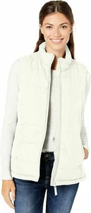 Amazon Essentials Women's Mid-Weight Puffer Vest - Small, Ivory  - Picture 1 of 3
