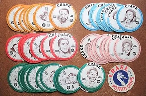 1976 Crane Potato Chips Basketball Card U PICK Player Lanier Cowens Frazier etc - Picture 1 of 1