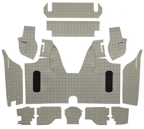 1960 Ford Thunderbird Convertible Fleece Trunk Mat with Boards 12pc Foto 1 de 1