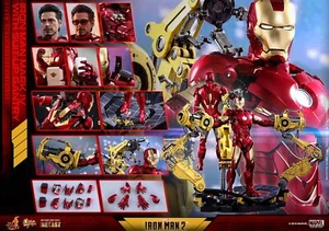 Hot Toys 1/6 MMS462D22 Iron Man2 MK4 MARK IV con Kit Pórtico Nuevo En Stock - Imagen 1 de 24