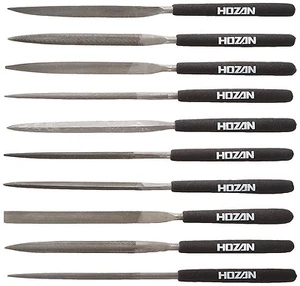 HOZAN STANDARD FILE SET (#63 10PCS) K-215 - Picture 1 of 2
