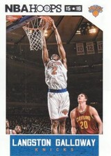 2015-16 Panini NBA Hoops #4 Langston Galloway New York Knicks NM Trading Card