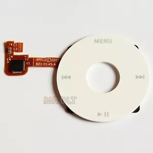 New White iPod Classic Wheel 6th 7th 80GB 120GB 160GB Clickwheel Click A1238 - Picture 1 of 1