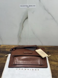 The Bridge Pochette Pelle Cuoio Da Polso Top Quality The Bridge Uomo - Imagen 1 de 10