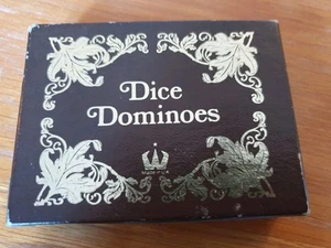 SET WÜRFEL DOMINO IN OVP MIT ANLEITUNG Made In UK  - Bild 1 von 10