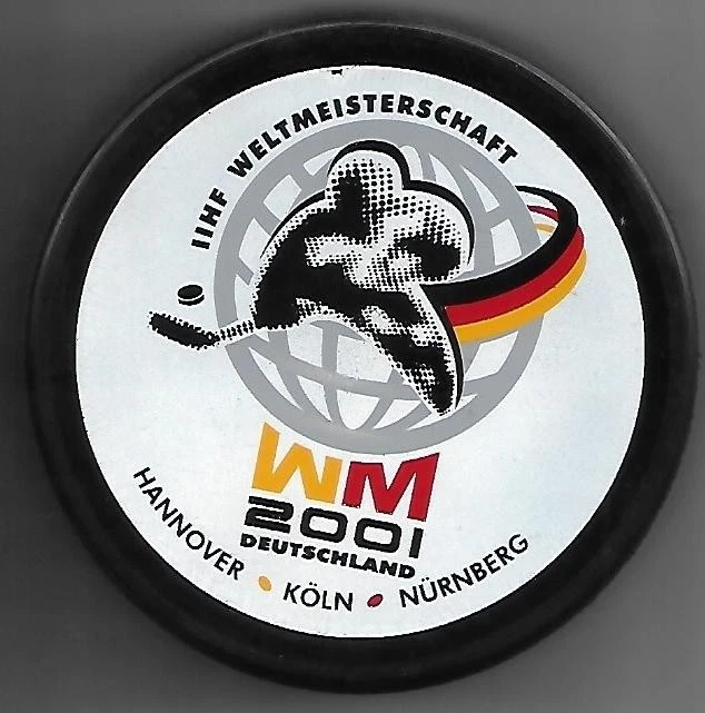 Eishockey Puck  WM 2001 DEUTSCHLAND          DEL NHL - Bild 1 von 1