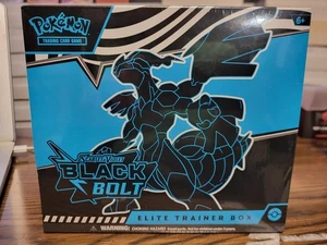 Pokémon Escarlata y Violeta Negro Bolt Elite Entrenador Caja sin abrir - Imagen 1 de 3
