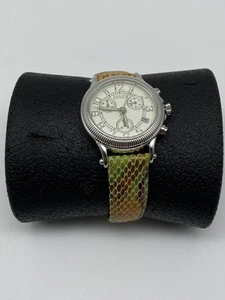 Women's Ecclissi Sterling Silver 32mm Case Chronograph Sterling Silver Watch - Picture 1 of 9