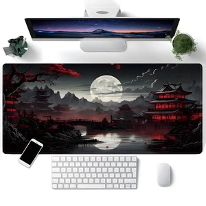 Gaming Mauspad Japanischer Stil Große Größe 31,5" x 11,8" Computer Tastatur Matte - Bild 1 von 15