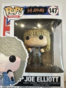 Def Leppard Joe Elliott Funko Pop Rocks #147 Lead Singer British Iconic Band - Picture 1 of 6