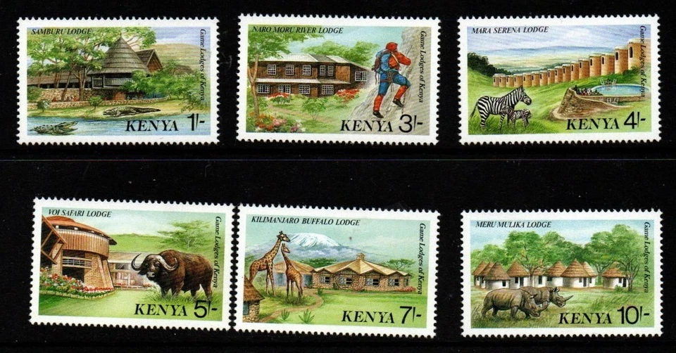 KENYA SG451/6 1988 KENYAN GAME LOGES   MNH - Image 1 of 1
