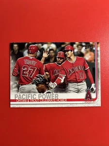 2019 Topps Update #US189 Pacific Power Shohei Ohtani / Mike Trout - Picture 1 of 2