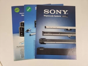 Sony Magnescale Systems General Catalog + LH10 Series & LU10 Spec Sheets - Picture 1 of 8