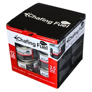 12x Chafing Dish Fuel Gel Can 3.5Hour Non-Toxic Smokeless Buffet Catering Warmer - Picture 1 of 2