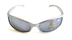 NWT Vintage 90's Sun Wrap PC Rectangle Sport Sunglasses (S. Silver) - Picture 1 of 5